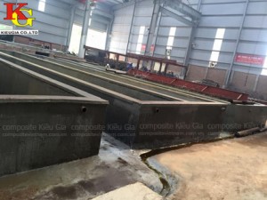 bọc composite cho bể nhúng mạ kẽm