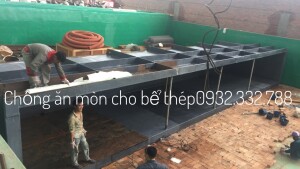 Chống ăn mòn cho bể thép - Kiều gia composite